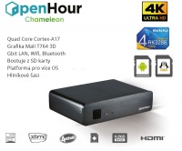 Open Hour Chameleon 4K TV Box Dual OS + Wifi/BT