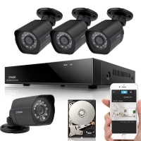 ZMODO 1080P sPoE 8CH NVR+4xIP CAM+1TB HDD 2.GEN