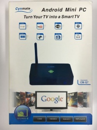 Cynmate CM-Q7, dual core Android TV BOX