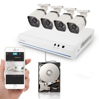 ZMODO 720P sPoE 4CH NVR+4xIP CAM+1TB HDD 2.GEN