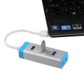 i-tec USB 3.0 Metal HUB 3-Port With Audio Adapter