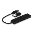 i-tec USB 3.0 HUB 3-Port With Card Reader OTG