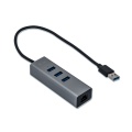 i-tec USB 3.0 Metal HUB 3-Port + Gigabit Ethernet