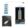 i-tec USB 3.0 Metal HUB 3-Port With Audio Adapter