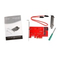 i-tec PCI-E 2x M.2 Card (PCI-E/SATA) + LP